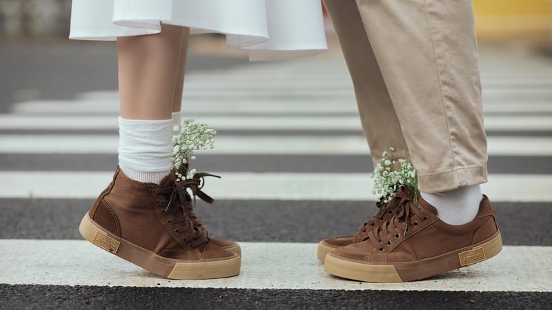 Romantic Couple in the Park