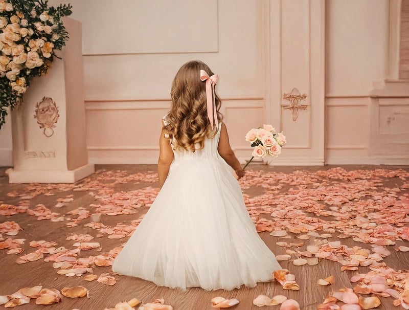 Bride in Whimsical Wedding Dress